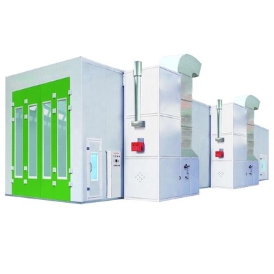 গুণমান  220V Industrial Car Spray Booth With Fiberglass Floor Filter And Exhaust Fan কারখানা