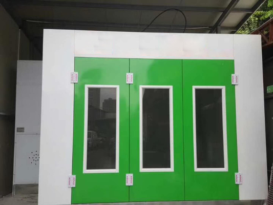 অভ্যন্তরীণ আকার 6900 * 4000 * 2700mm সঙ্গে 220V ডিজেল বার্নার গাড়ী স্প্রে বুথ