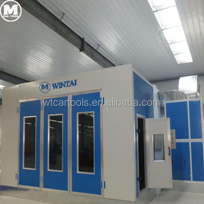 অভ্যন্তরীণ আকার 6900 * 4000 * 2700mm সঙ্গে 220V ডিজেল বার্নার গাড়ী স্প্রে বুথ