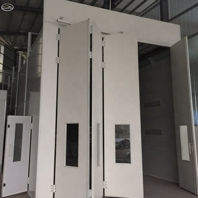 ডিজেল বার্নার ট্রাক স্প্রে বুথ 220V 39KW LED লাইট এবং 11KW ফ্যান সহ