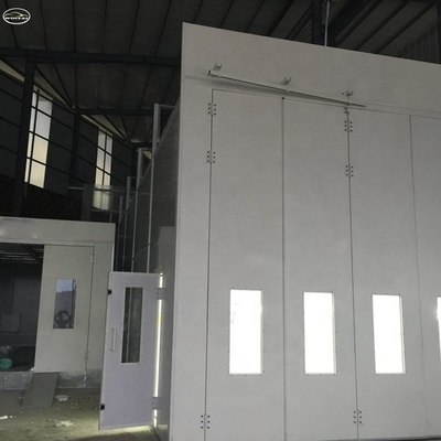 ডিজেল বার্নার ট্রাক স্প্রে বুথ 220V 39KW LED লাইট এবং 11KW ফ্যান সহ