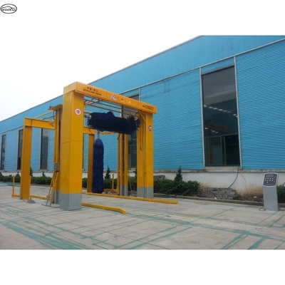 দুই পাশের ব্রাশ 14kw চ্যানেল টাইপ স্বয়ংক্রিয় বাস ওয়াশিং মেশিন গভীর পরিষ্কারের জন্য