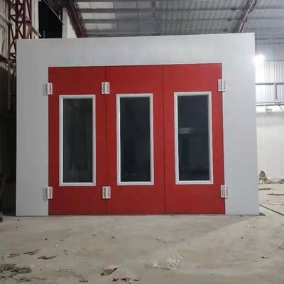 ইউরোপীয় টাইপ এয়ার এক্সজাস ফ্যান এবং এলইডি লাইটিং সিস্টেম গাড়ির পেইন্টিং বুথে ইনস্টল করা