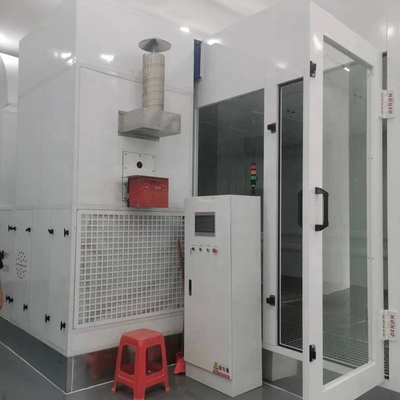50mm ওয়াল কার পেইন্ট বেকিং ওভেন 15KW উচ্চ গতির জন্য গাড়ী স্প্রে বুথ