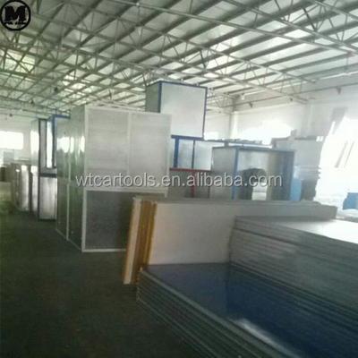 50mm ওয়াল কার পেইন্ট বেকিং ওভেন 15KW উচ্চ গতির জন্য গাড়ী স্প্রে বুথ