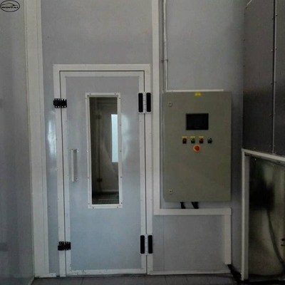 দূষণ নিয়ন্ত্রণ স্বয়ংক্রিয় গাড়ি পেইন্টিং মেশিন সিই অনুমোদিত কার স্প্রে বুথ ইউরোপীয় টাইপ ফ্যান সহ