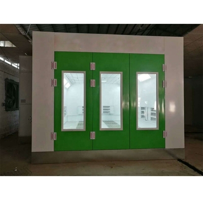দূষণ নিয়ন্ত্রণ স্বয়ংক্রিয় গাড়ি পেইন্টিং মেশিন সিই অনুমোদিত কার স্প্রে বুথ ইউরোপীয় টাইপ ফ্যান সহ