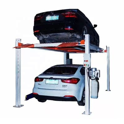 গাড়ী লিফটের জন্য ফোর পোস্ট পার্কিং লিফট ১২ ইউনিট লোডিং পরিমাণ কম রক্ষণাবেক্ষণ খরচ