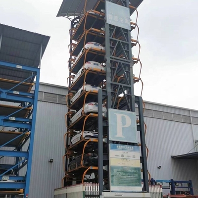 3000KGS লোডিং ক্ষমতা উল্লম্ব ঘূর্ণমান পার্কিং সিস্টেম এসি 3p 20 টি গাড়ির জন্য
