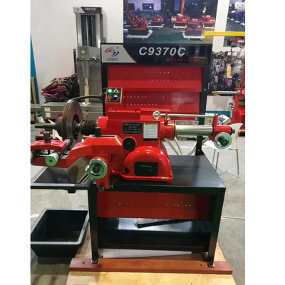 350kg 0.75kw ব্রেক ড্রাম কাটার মেশিন C9370C 3 স্পিন্ডল গতি সামঞ্জস্যযোগ্য