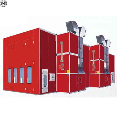 ডিজেল বার্নার ট্রাক স্প্রে বুথ 220V 39KW LED লাইট এবং 11KW ফ্যান সহ