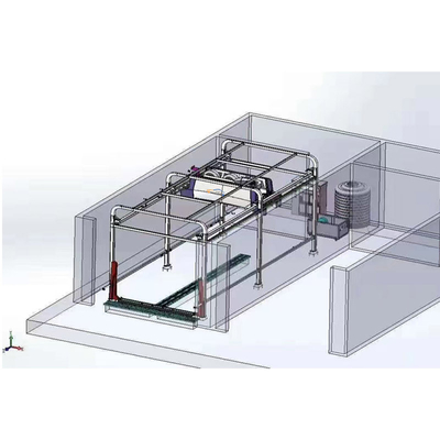 স্বয়ংক্রিয় ব্রাশবিহীন এলজে৩৬০ ৩৮০ভি/৫০ কিলোওয়াট টাচ ফ্রি কার ওয়াশ মেশিন, ক্রেডিট কার্ড সহ টাচবিহীন স্বয়ংক্রিয় রোলওভার কার ওয়াশ