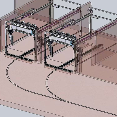 রোলওভার কার ওয়াশ সিস্টেম ৩০৪ স্টেইনলেস স্টিল স্বয়ংক্রিয় টাচলেস কার ওয়াশিং রোবোটিক্যাল টাচলেস কার ওয়াশ সরঞ্জাম