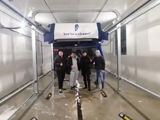 ৩৬০ ডিগ্রি ঘোরানো অস্ত্র বুদ্ধিমান ব্রাশহীন গাড়ি ওয়াশিং মেশিন সম্পূর্ণ স্বয়ংক্রিয়