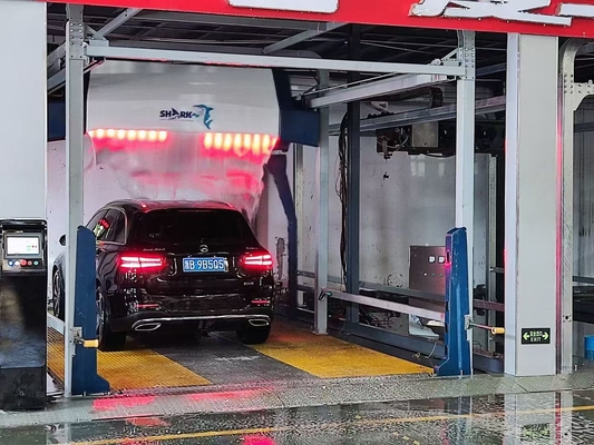 তিন অক্ষ গতিশীল স্পর্শ মুক্ত গাড়ি ওয়াশিং মেশিন উচ্চ জল ফ্লাশিং চাপ 360 অটো ওয়াশিং স্পর্শহীন মেশিন