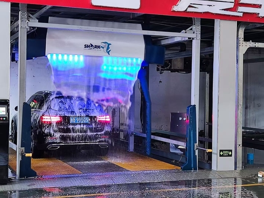 তিন অক্ষ গতিশীল স্পর্শ মুক্ত গাড়ি ওয়াশিং মেশিন উচ্চ জল ফ্লাশিং চাপ 360 অটো ওয়াশিং স্পর্শহীন মেশিন