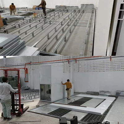 অটো মেরামতের জন্য ডিজেল বার্নার কার স্প্রে বুথ