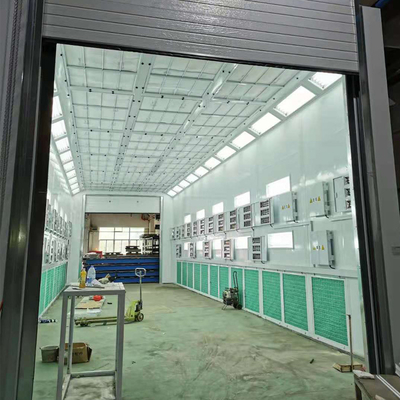 OEM কাস্টমাইজড শিল্প পেইন্টিং বুথ মেটাল পাউডার কোটিং স্প্রে বুথ ১৫০০০মিমি