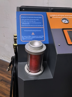 গণনা ফাংশন সহ স্বয়ংক্রিয় লুব্রিকেন্ট তেল সিস্টেম ফ্লাশিং মেশিন