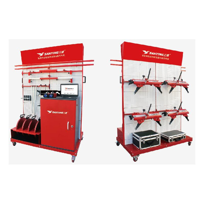 ক্যামেরা ভিত্তিক বাণিজ্যিক চাকা অক্ষের সারিবদ্ধকরণ ব্যবস্থা ২.৪ গিগাহার্জ ব্লুটুথ ওয়্যারলেস ট্রান্সমিশন প্রযুক্তি বাস চাকা সারিবদ্ধকরণ সরঞ্জাম ভারী শুল্ক সারিবদ্ধকরণ মেশিন