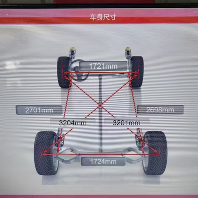 BIVEO অর্থনৈতিক 3D অটোমোটিভ সমন্বয় সরঞ্জাম 80 কেজি 32 "স্ক্রিন সহ