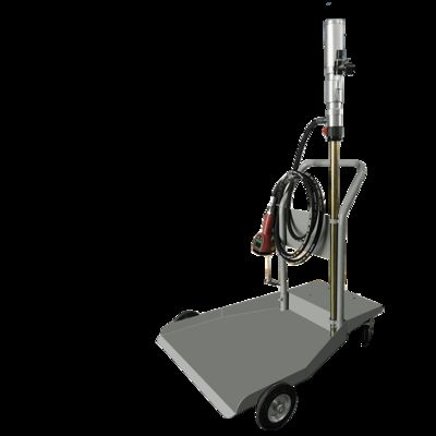 Air Drive Oil Dispenser Kit with 5:1 Oil Pump and Enclosed Hose Reel