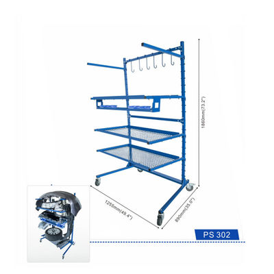 মাল্টিফাংশনাল অটোমোটিভ পেইন্ট র্যাক গাড়ি উত্তোলন পেইন্ট র্যাক উচ্চ মানের পেইন্টিং ফ্রেম