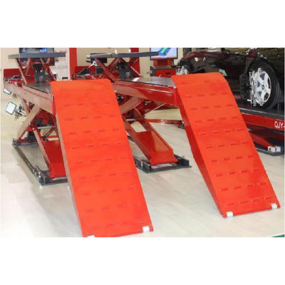 Y আকৃতির উল্লম্ব উত্থান কাঁচি গাড়ি লিফট জন্য চাকা সারিবদ্ধতা লিফট ভারী দায়িত্ব 11 সিলিন্ডার উত্তোলন ক্ষমতা 5500kgs