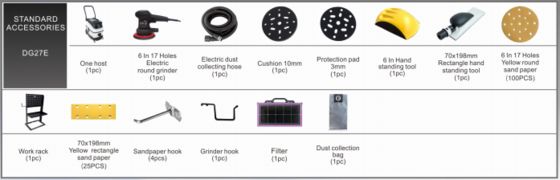 অটোমোটিভ ডিটেইলিং সরঞ্জাম ডাস্ট ফ্রি ড্রাই স্যান্ডিং মেশিন অটোমোটিভের জন্য