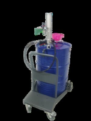 ৫ঃ১ অনুপাত এবং ৬-৮ লিটার/মিনিট ভরাট গতির সাথে বায়ুসংক্রান্ত প্রকারের ইঞ্জিন তেল ভরাট কিট